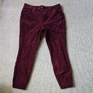 Burgundy Corduroy Pants